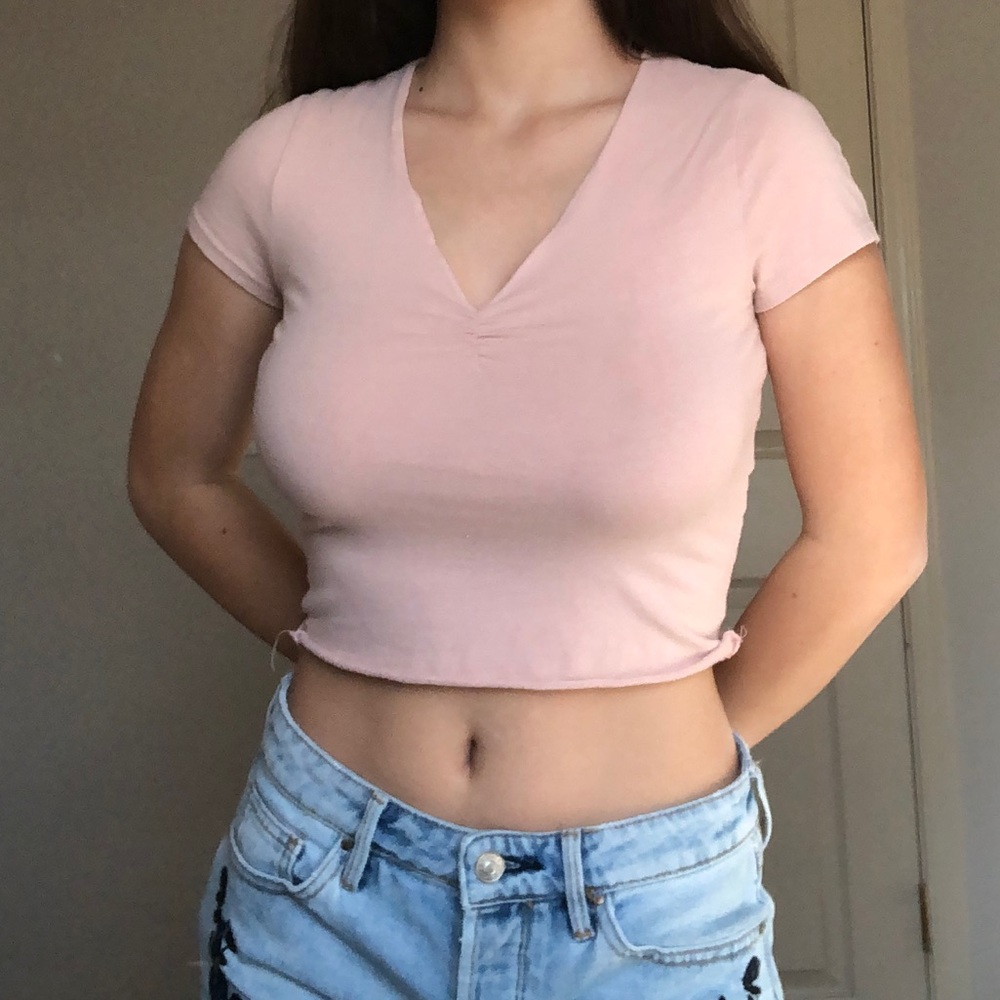 Cropped Pink Gina Top